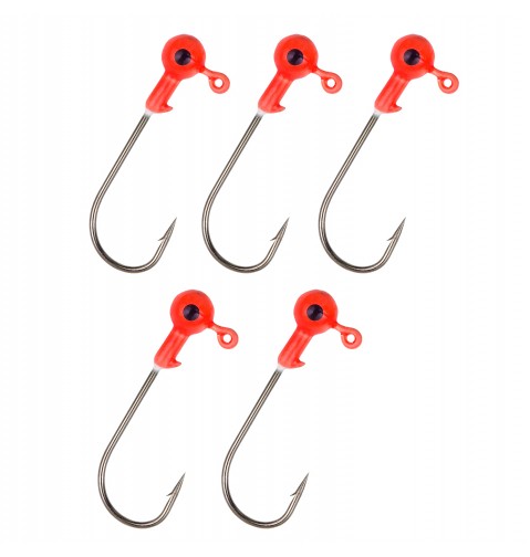 Gumihal fej piros 3/0 5g 5db/cs  AKCIÓ -50%