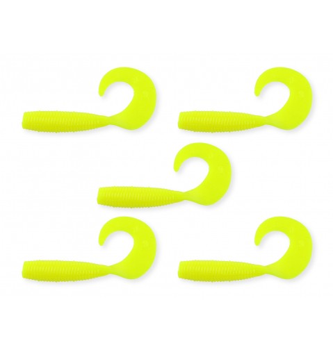 Twister 7,5cm  5db/cs Sárga  AKCIÓ -50%
