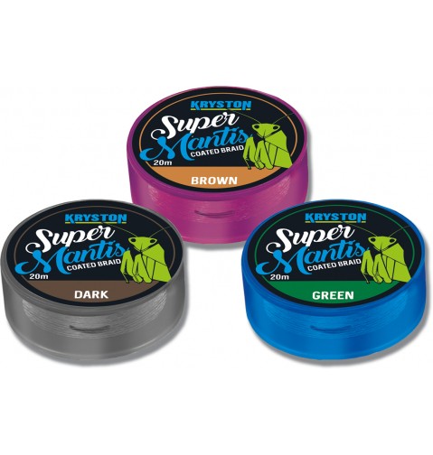Super Mantis Coated Braid 35lbs 20m Green  AKCIÓ -30%