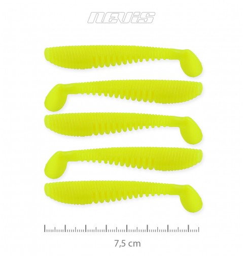Impulse Shad 7.5cm 5db/cs (Lemonade)  AKCIÓ -30%