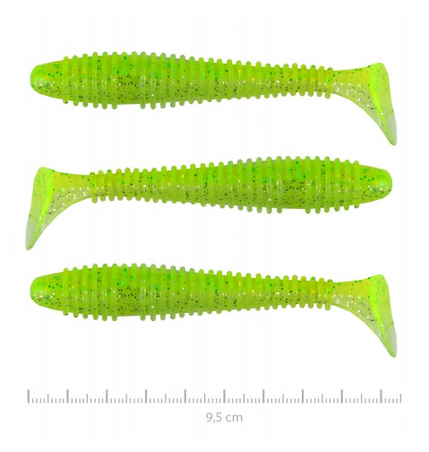 Swinger 9,5cm 3db/cs (Flash Chartreuse)  AKCIÓ -30%