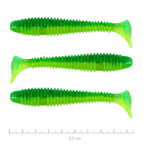 Swinger 9,5cm 3db/cs (Poison Green)  AKCIÓ -30%