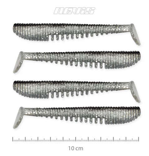 Impulse Shad 10cm 4db/cs (Flash Bleak)  AKCIÓ -30%