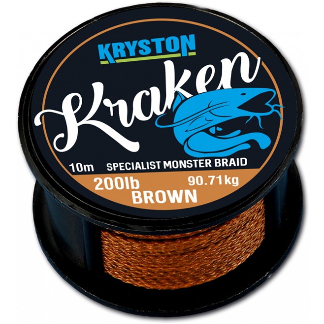 Kraken Monster Braid 200Lbs 10m Brown