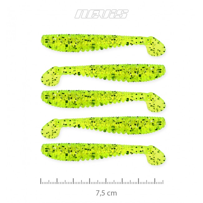 Impulse Shad 7.5cm 5db/cs (Poppy Green)