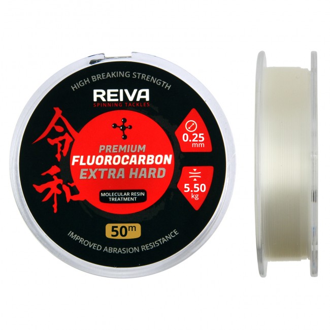 Reiva Fluorocarbon 50m/0.25mm