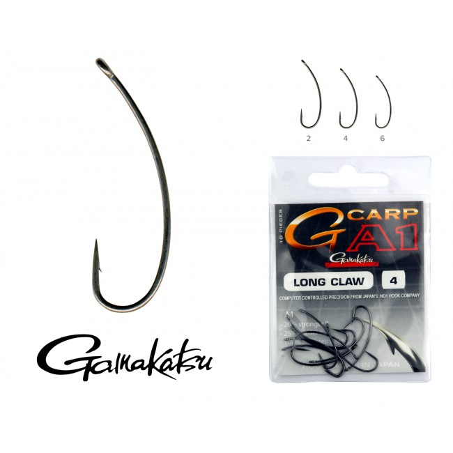 G-carp A1 LONG CLAW 2  10db/cs  Akció -30%