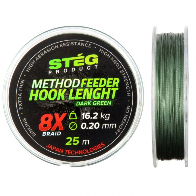 Stég Method Feeder előkezsinór 0.18mm 25m