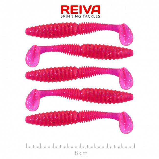 Zander Power Shad 8cm 5db/cs (Japanese Red)