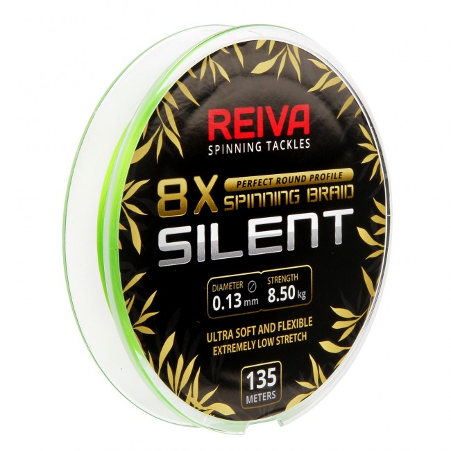 Reiva Silent 135m 0,10mm Fluo Green
