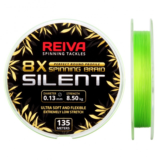 Reiva Silent 135m 0,23mm Fluo Green