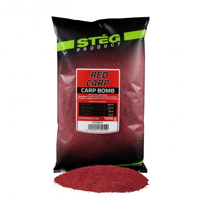 Stég Carp Bomb 1kg Red Carp  FIX AKCIÓ