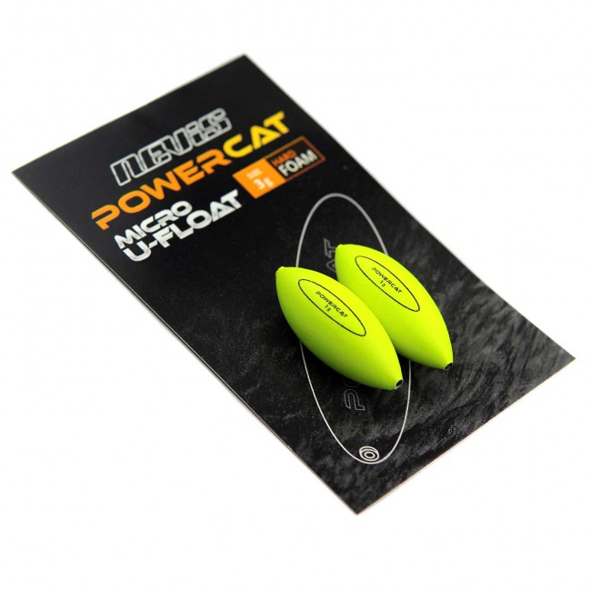 Powercat micro U-float 3g sárga  2db/cs