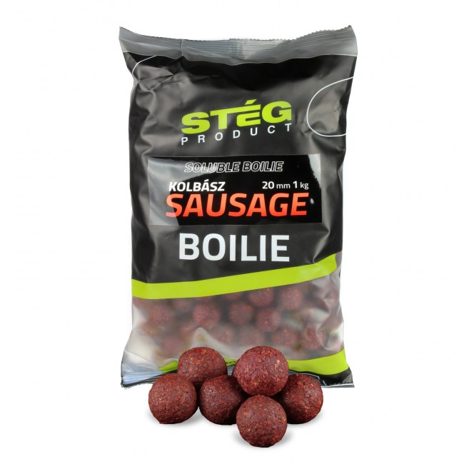 Stég Soluble Boilie 20mm 1kg Sausage 