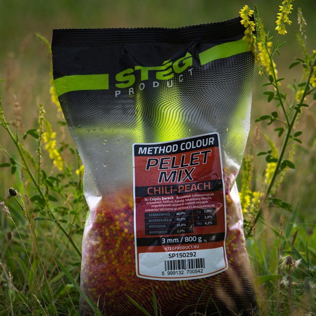 Stég Pellet Mix 3mm 800g Chili-Peach