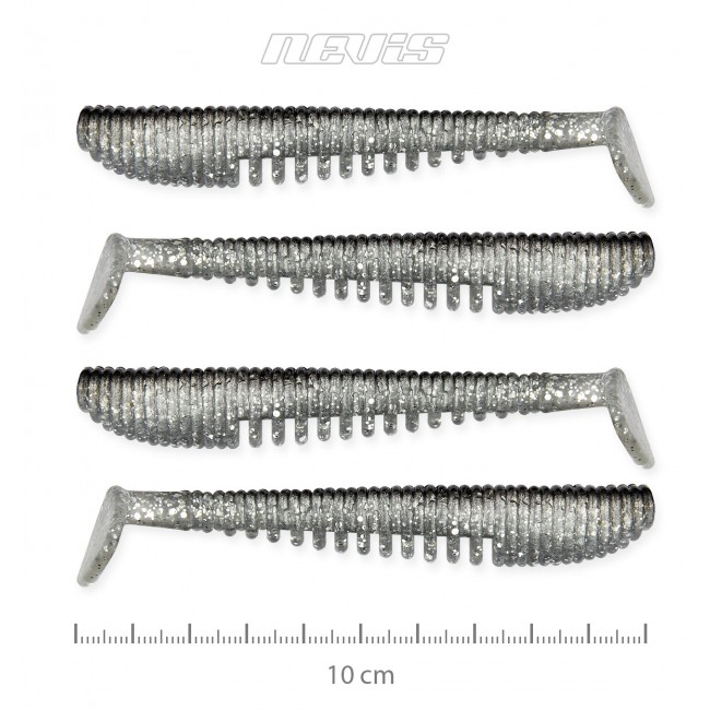 Impulse Shad 10cm 4db/cs (Flash Bleak)  AKCIÓ -30%