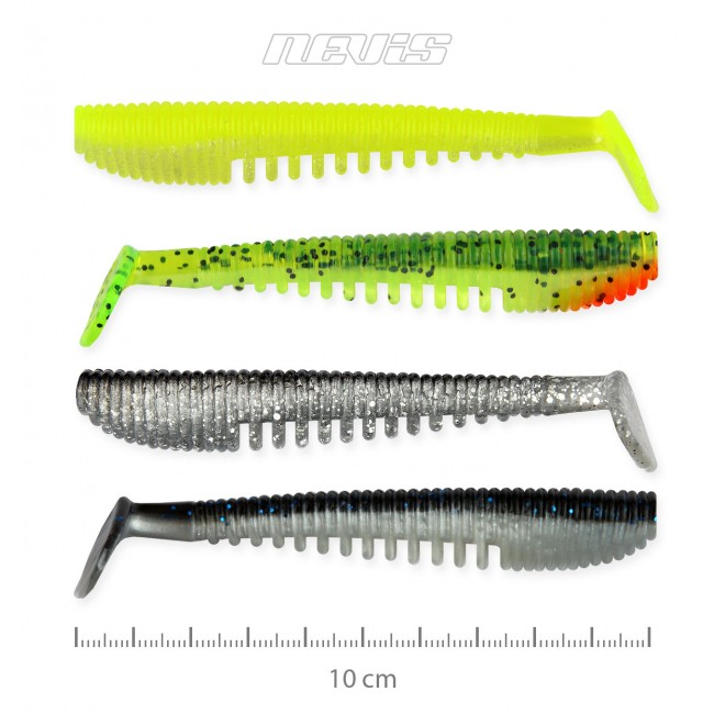 Impulse Shad 10cm 4db/cs 4szín