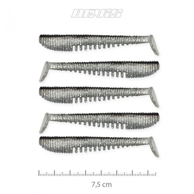 Impulse Shad 7.5cm 5db/cs (Flash Bleak)