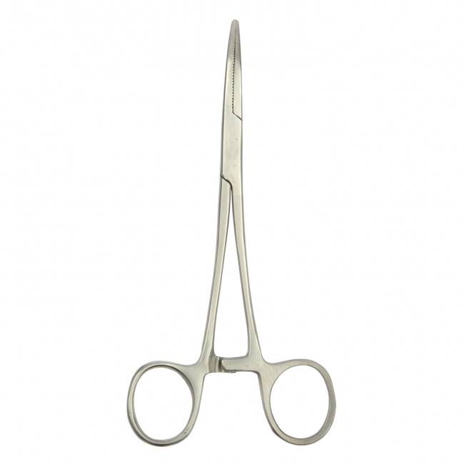 Horogkiszedő csipesz 15cm hajlított (3107)