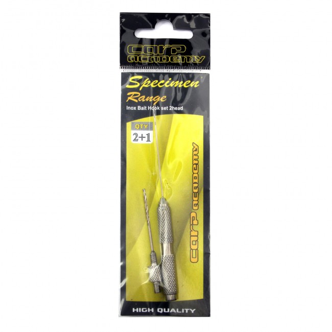 Inox Csali fűző készlet 2 fejjel