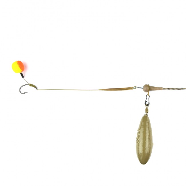 Komplett végszerelék-ólombetétes zsinóron 3db 35lbs