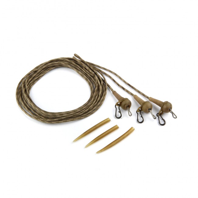 Komplett végszerelék-ólombetétes zsinóron 3db 35lbs