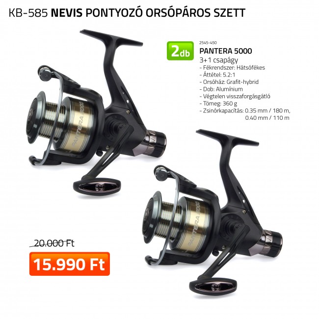 Pontyozó orsópáros  2x 2545-450