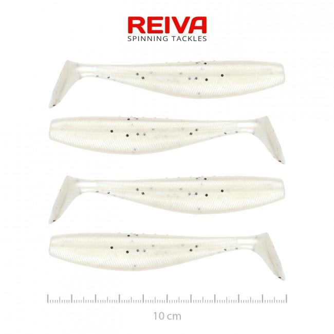 Flat Minnow Shad 10cm 4db/cs (Pearl Dot)