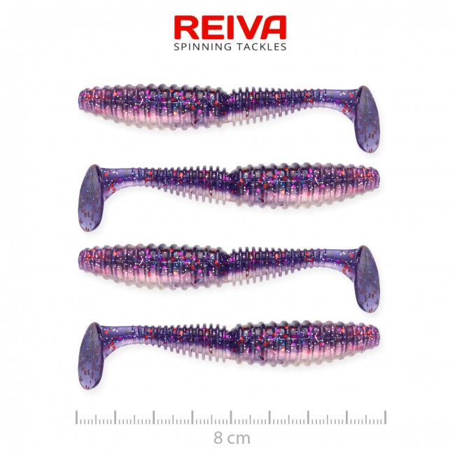 Zander Power Shad 8cm 4db/cs (Purple Pearl)