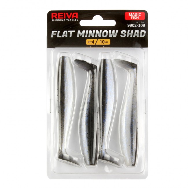 Flat Minnow Shad 10cm 4db/cs (Magic Fish)