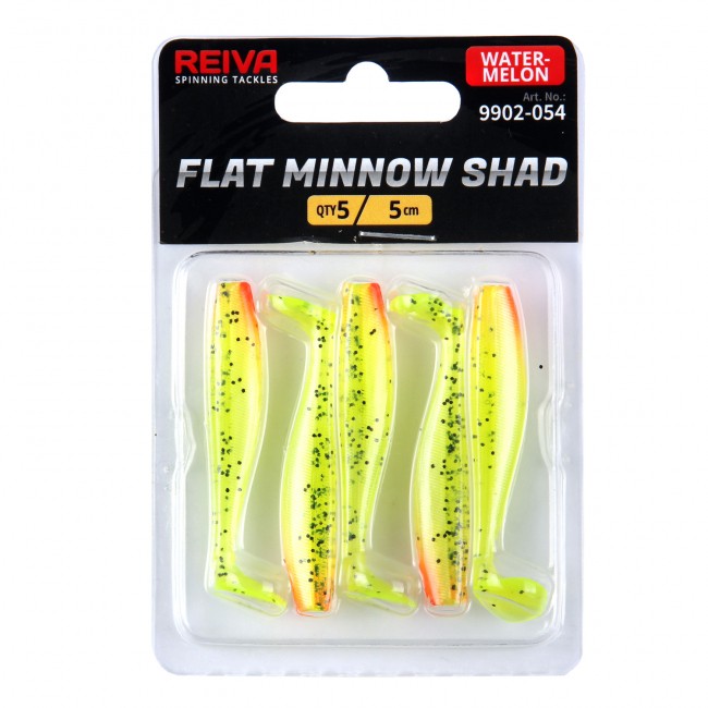 Flat Minnow Shad 5cm 5db/cs (Watermelon)