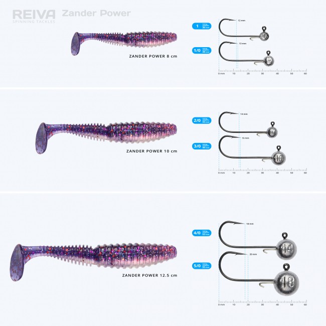 Zander Power Shad 12,5cm 3db/cs (Magic Fish)