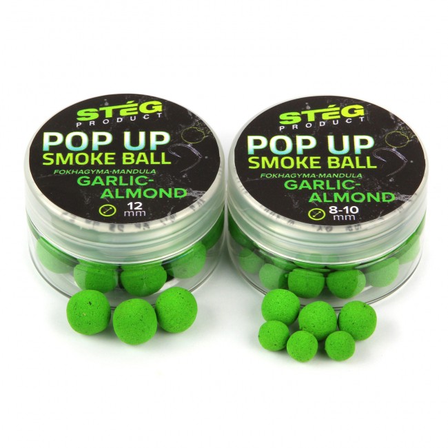 Stég Pop Up Smoke Ball 8-10mm 10g Garlic-Almond