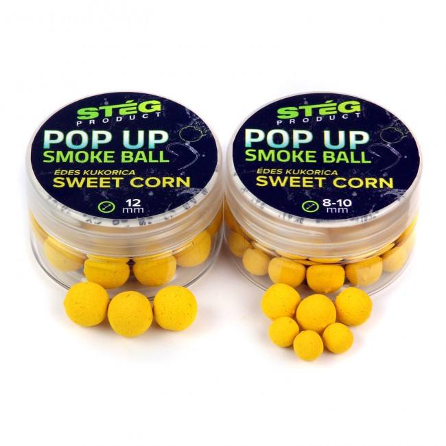 Stég Pop Up Smoke Ball 8-10mm 10g Sweet Corn