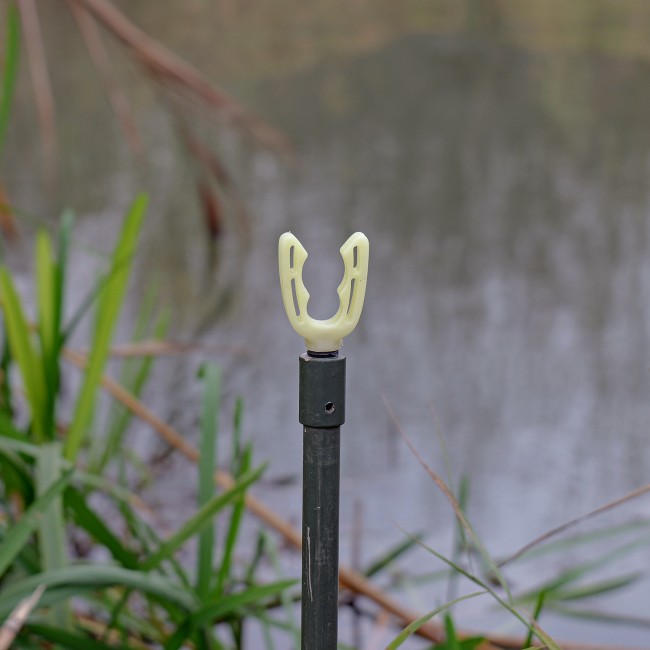 Fénytárolós bottartó fej