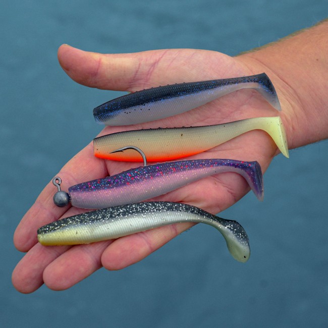 Flat Minnow shad 12,5cm 3db/cs (UV Roach)