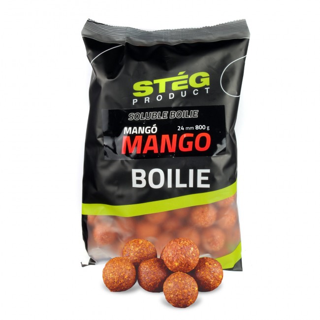 Stég Soluble Boilie 24mm 800g Mango