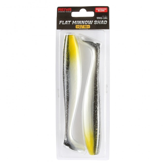 Flat Minnow shad 18cm 2db/cs (Moonshine Bleak)