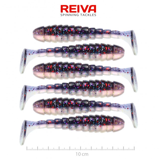 Reiva Stream Shad 10cm (Purple Pearl)