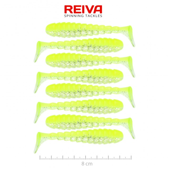 Reiva Stream Shad 8cm (Flash Lemonade)