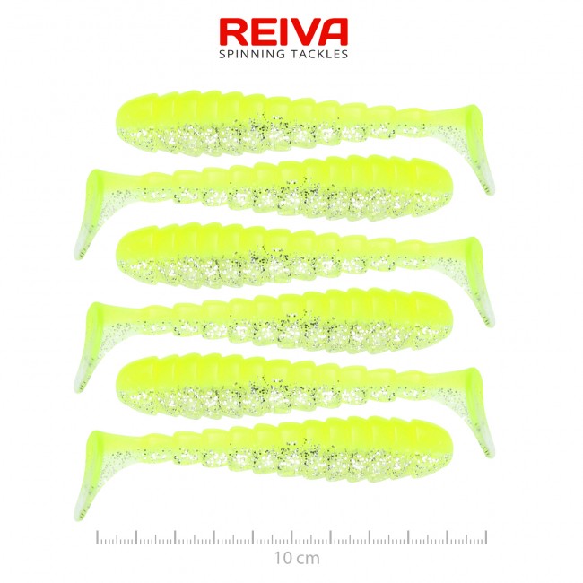 Reiva Stream Shad 10cm (Flash Lemonade)