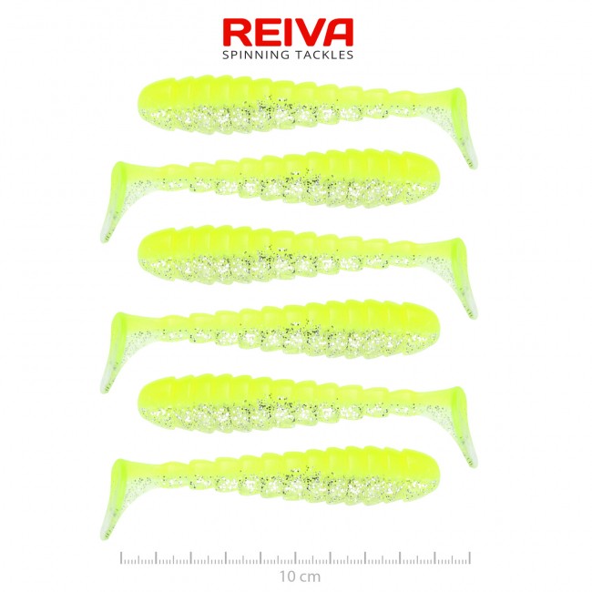 Reiva Stream Shad 10cm (Flash Lemonade)