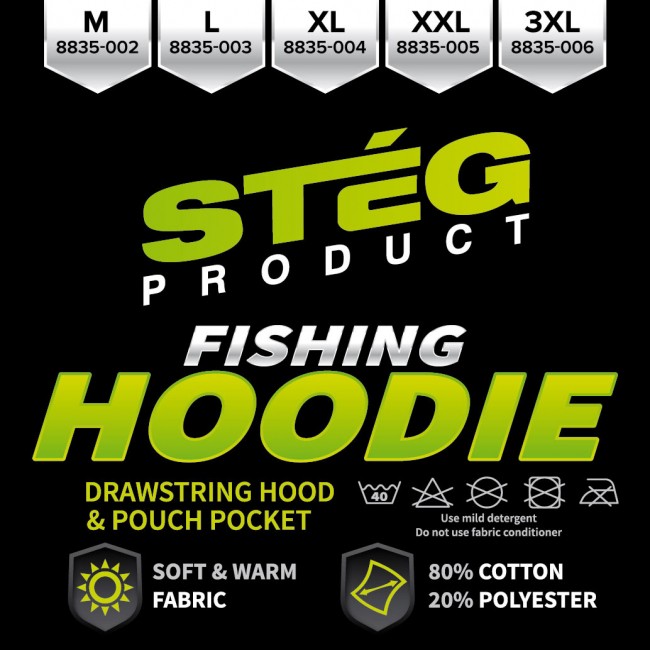 Stég Product Kapucnis Pulóver M