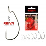 Reiva Offset Worm 4/0-as  3db/cs