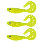 Twister Shad Vantage 9cm 3db/cs  (Flash Chartreuse)