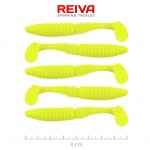 Zander Power Shad 8cm 5db/cs (Lemonade)