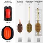 Method Flat feeder kosár L 100g Távdobó