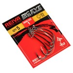 Offset Worm Big eye 2/0 5db/cs