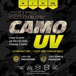 Carp Academy Camou UV Póló L