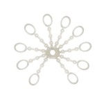 Csalirögzítő szilikon gyűrű  20db/cs